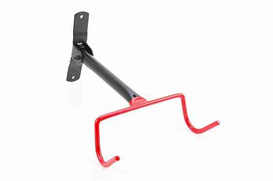 Кріплення велосипеда за раму до стіни складане, чорно-червоне HS-017 (без дюбелів), від 10шт -10% Київ