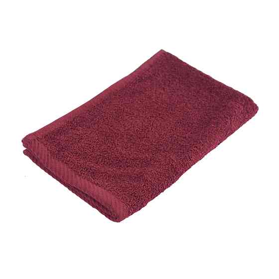 Махровое полотенце для ног GM Textile 30х50см 400г/м2 (Бордовый) Сумы