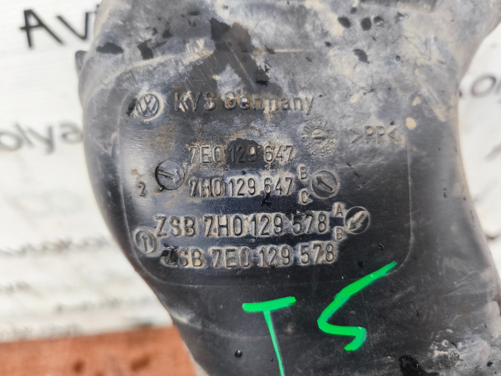 Патрубок повітряного фільтра VW T5 2.0 tdi 2003-2015 (7H0129647) Ковель - изображение 7