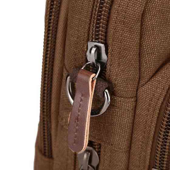 Сумка текстильная для ноутбука Vintage 20183 Коричневая Киев