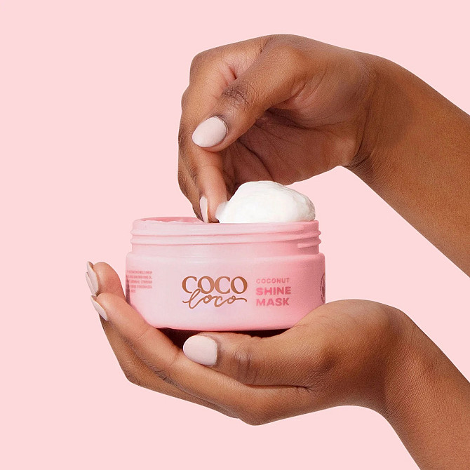 Маска для сяйва волосся з кокосовою олією Coco Loco Coconut Shine Mask Lee Stafford 200 мл Вінниця - фото 5