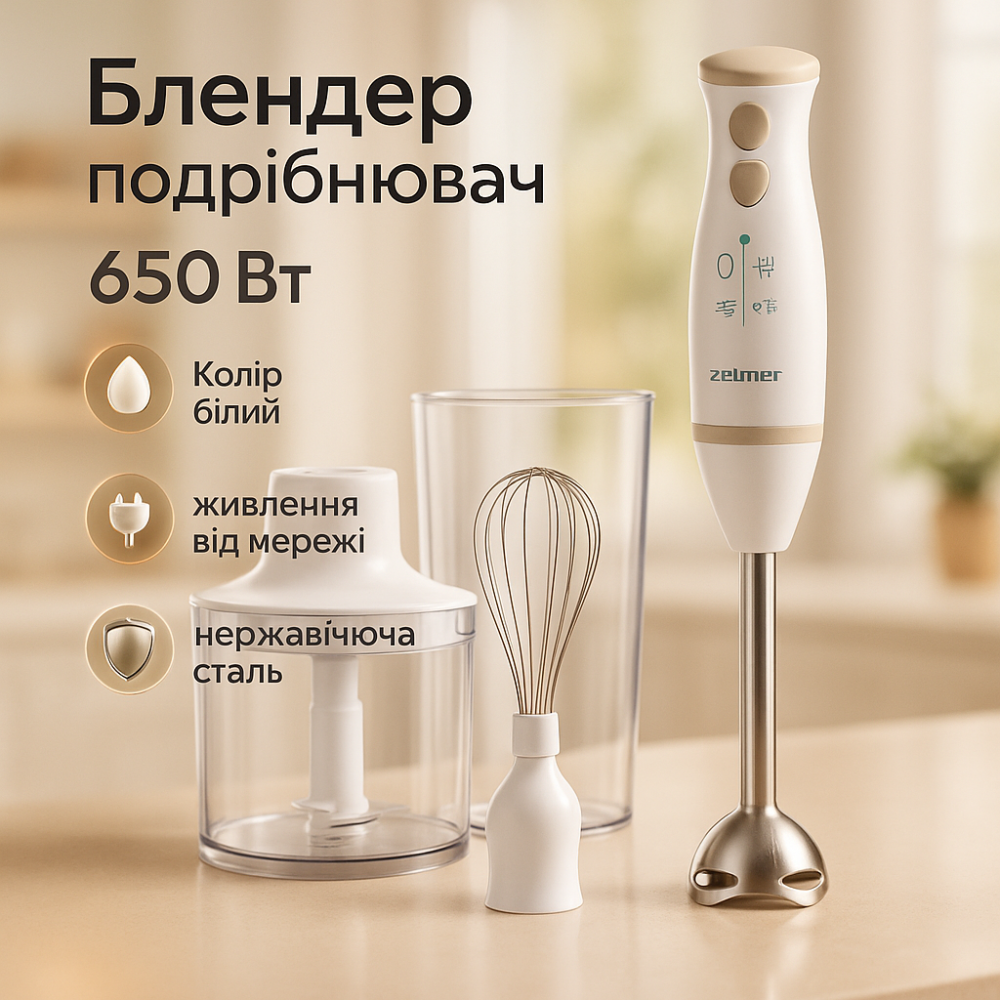 Блендер для смузі та соусів Sea Breeze SB-093, Хороший електричний блендер зі знімною чашею HC-93 Львів - фото 7