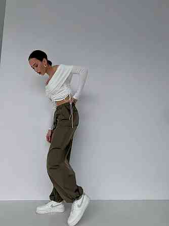 Жіночий романтичний топ з відкритими плечами рубчик мустанг Одеса