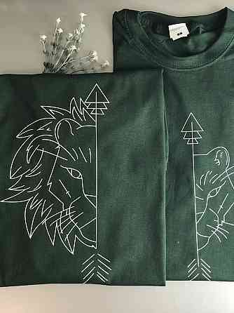 Парные футболки для парня и девушки - 