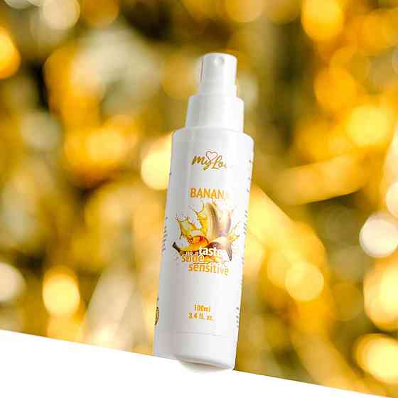 Інтимний гель-лубрикант - MyLove Taste Slide Sensitive Banana, 100 мл Sex Aura Київ