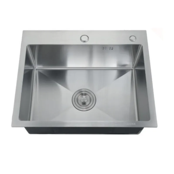 Мийка Zerix ZH5050-215.SUS304 з нержавіючої сталі товщиною 3.0/0.8 мм Харків