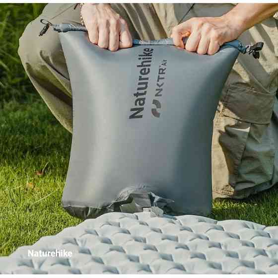 Гермомішок-насос універсальний для надування матраців та подушок Naturehike CNK2450PJ013, сірий Київ