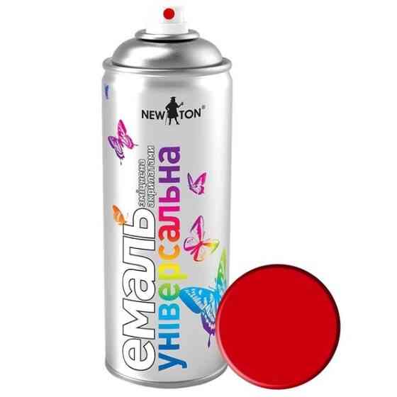Емаль універсальна 150мл 3020 червоний аерозоль NEW TON Житомир