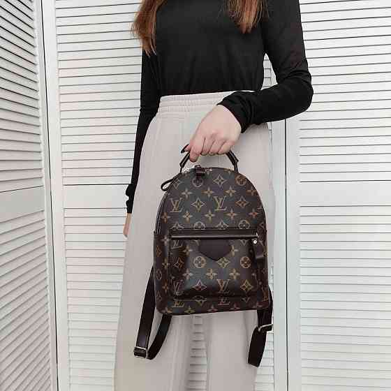 Жіночий рюкзак класичний брендовий. Жіночий маленький брендовий рюкзак Коричневий 816 Київ