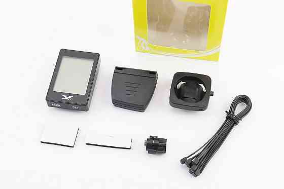 Велокомп'ютер 22-функції, бездротовий, 1.9" дисплей з сенсорними кнопками управління, вологозахисний, чорний YS-668С (без батарейок) Київ