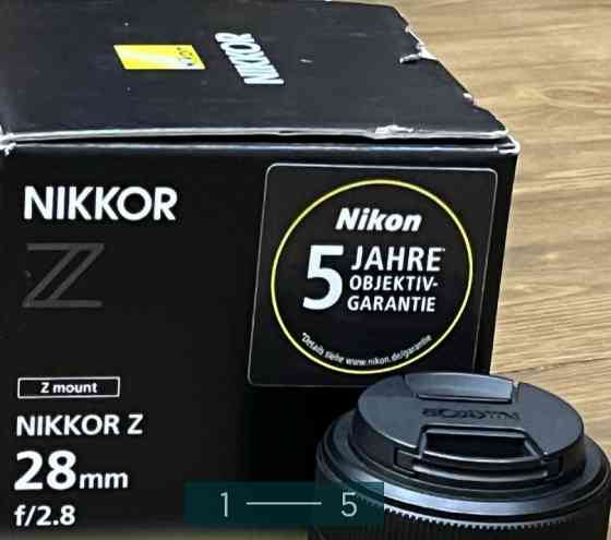 Об'єктив Nikon Nikkor Z 28 mm F2.8 Київ