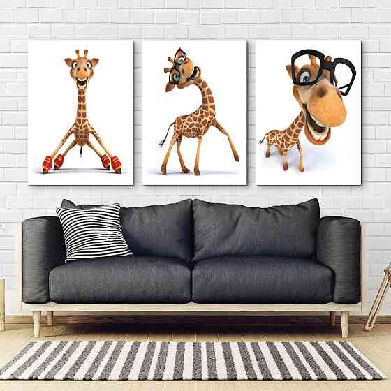 Модульна картина Жираф Art-47_B3 Київ