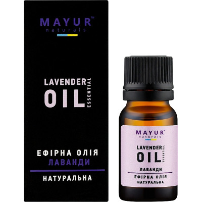 Эфирное масло Mayur Лаванды 10 мл (4820230952032) Винница - изображение 2