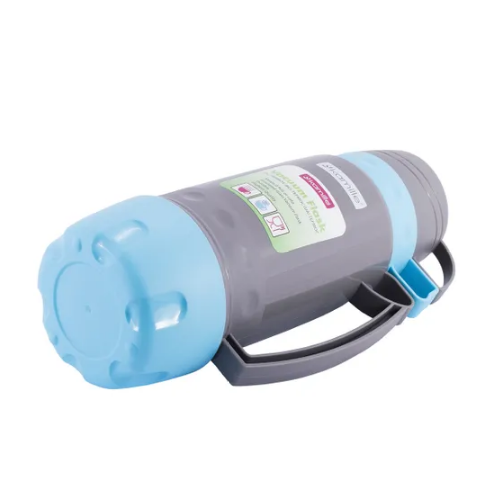 Термос 1л зі скляною колбою і 3 пластиковими чашками KAMILLЕ 2080 Житомир