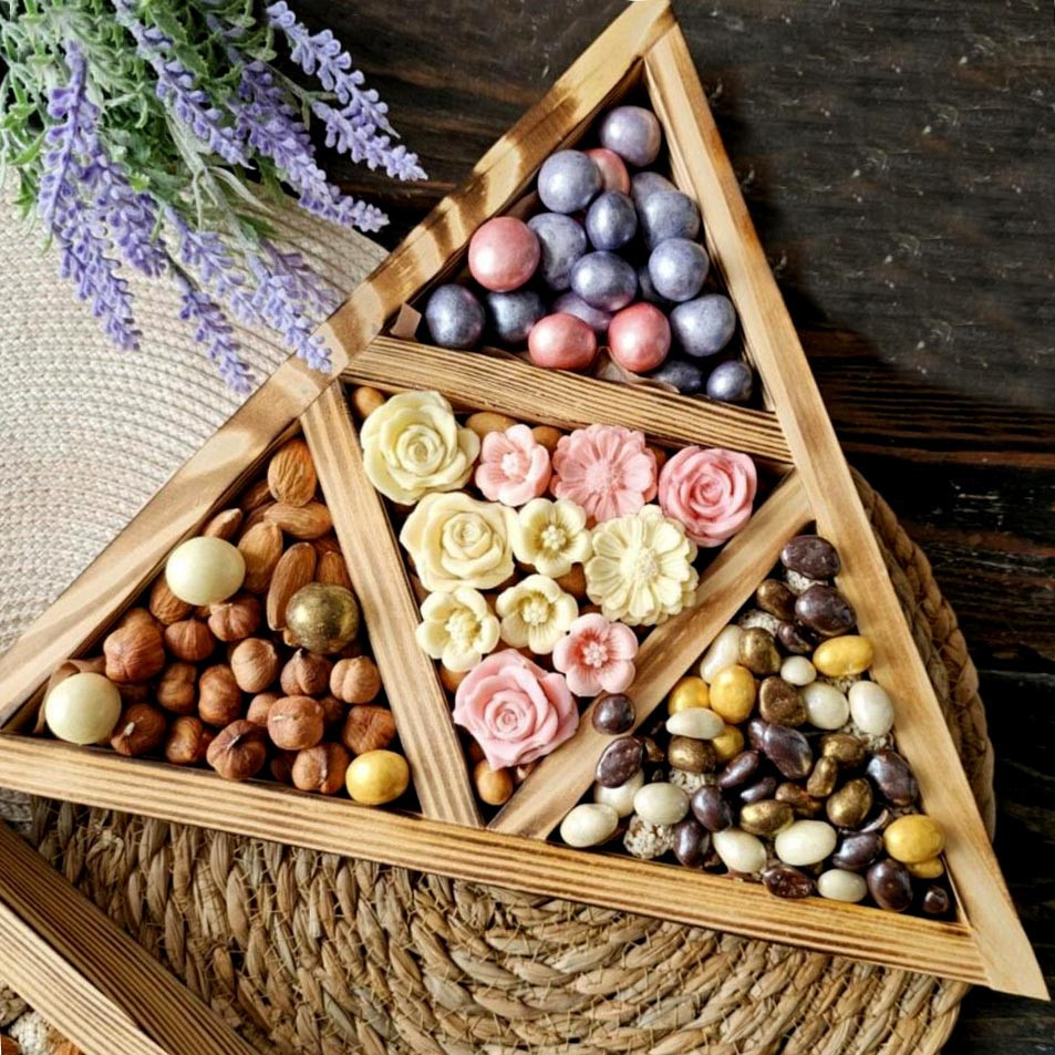 Менажница деревянная 