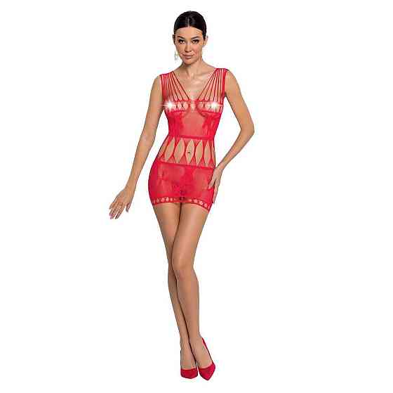 Бодістокінг мінісукня з метеликами Passion BS090 One Size red Sex Aura Київ