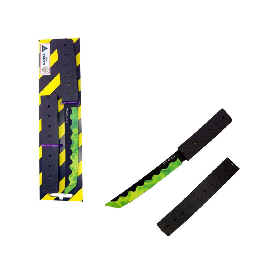 Сувенірний дерев'яний ніж "SO-2 TANTO МАЛАХІТ" Сувенір-Декор TAN-M Вінниця - фото 1