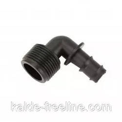 Стартер кутовий Presto-PS із зовнішнім різьбленням 1/2 дюйма для трубки 16 мм (EC-021612) Харьков - изображение 2