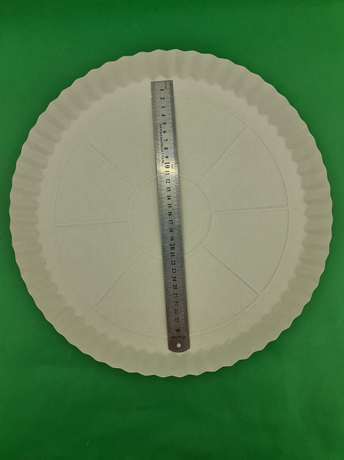 Паперова тарілка під піцу 370мм біла (100 шт) Харків - фото 2