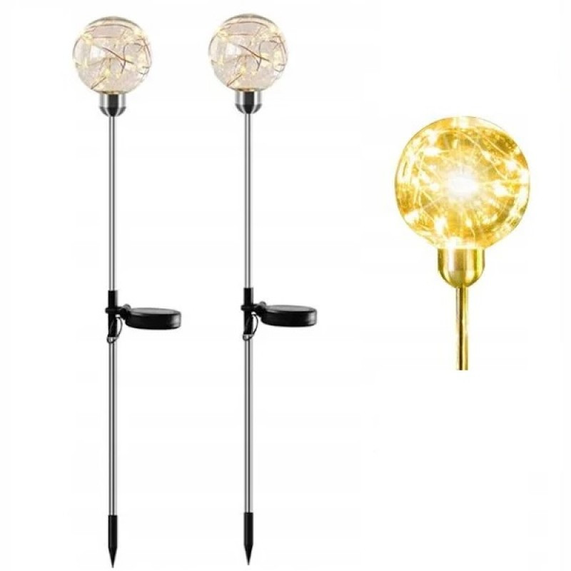 Светильник садовый Светодиодный Шар 7 WW 2 шт в упаковке  работа  до 8-12 часов Одесса - изображение 3