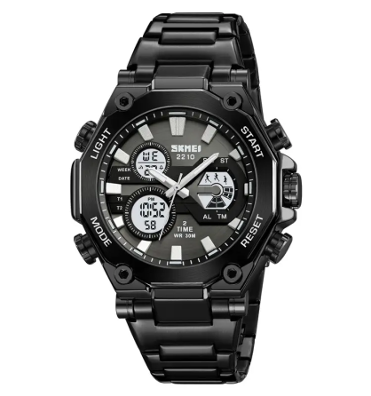 Часы мужские наручные кварцевые Skmei 2210 Черный Киев