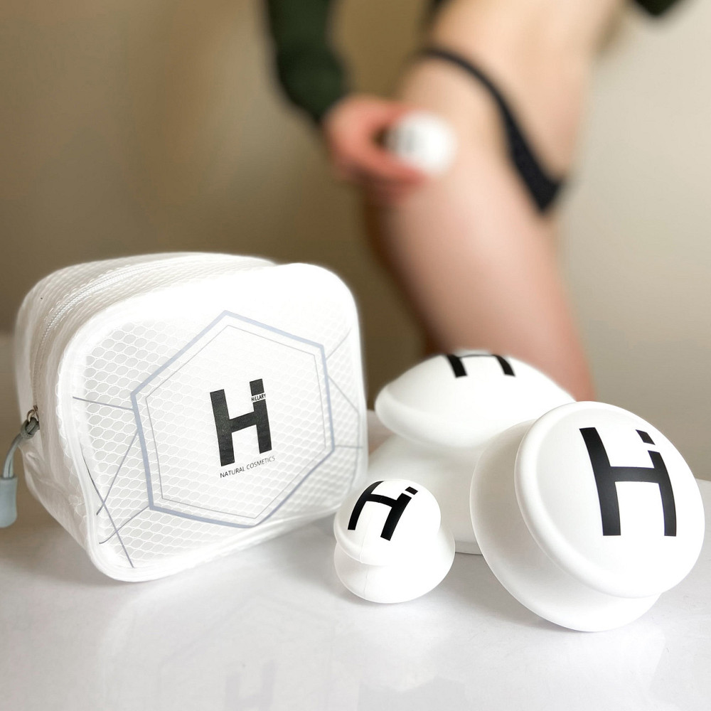 Набір вакуумних банок для масажу тіла HiLLARY Київ - фото 7