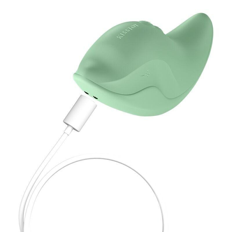 Вибратор и клиторальный стимулятор KISSTOY Heidi Green Sex Aura Киев - изображение 4