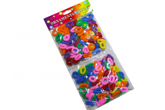 Гумка FROM FACTORY REL для волосся (200шт) Мікс Київ