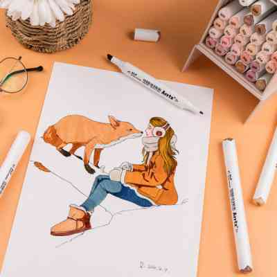 Художній маркер Arrtx Спиртові Alp ASM-02SK 36 кольорів Відтінок шкіри (LC302208) Вінниця