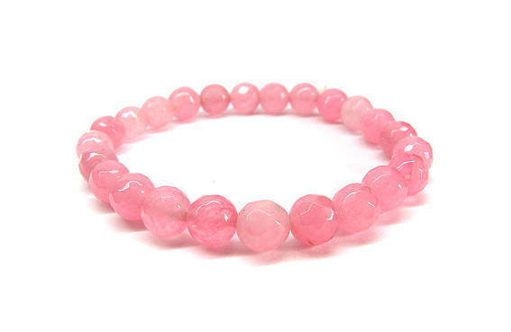 Браслет из розого кварца натуральный Киев - изображение 1