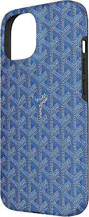 Чохол iPhone 15 Синій геометричний Blue Pattern PC/TPU 2‑частинний захист від падінь друк США Київ