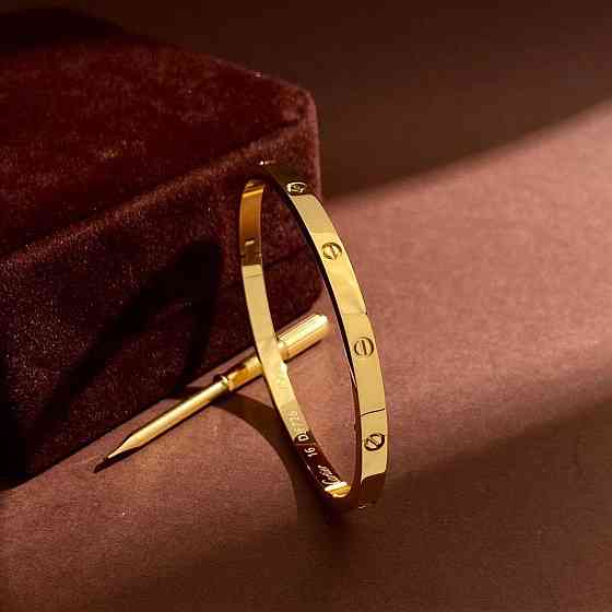 Картье браслет с отверткой / Брендовый браслет Картье/Cartier, позолота Одесса