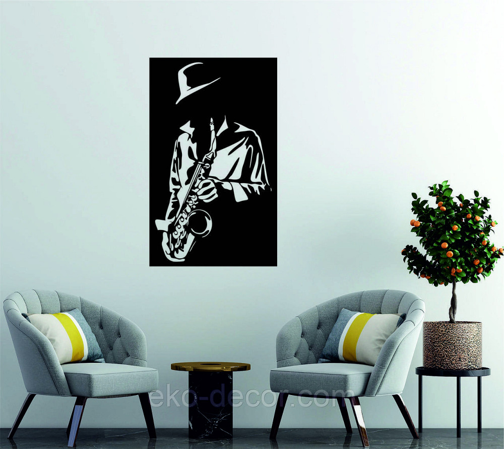 Декоративне настінне Панно «Музикант», Декор на стіну Київ - фото 3