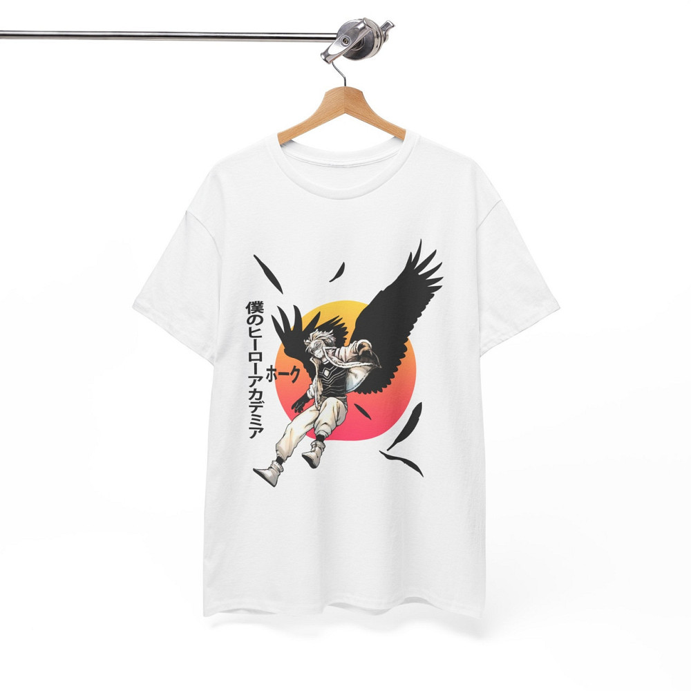 Футболка чоловіча з аніме принтом Хавкс Бой Бірд Мй оверсайз (S/M/L) Чорний AnimeJ0523 Дніпро - фото 6