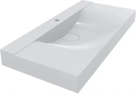 Раковина  Miraggio Biała Nablatowa Prostokątna 100X48Cm(733) Київ