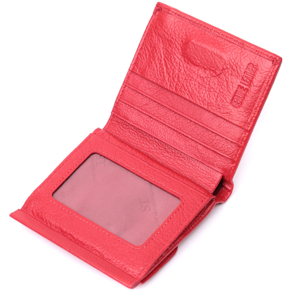 Женское удобное портмоне из натуральной кожи ST Leather 22723 Красный Киев - изображение 7