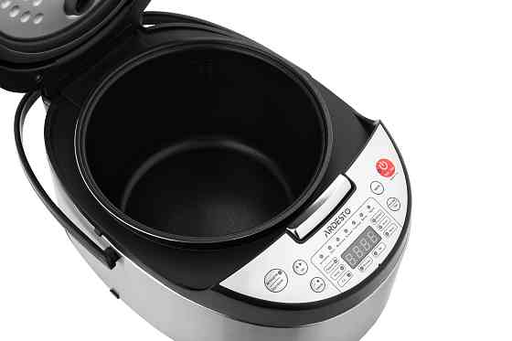 Мультиварка ARDESTO, 860Вт, чаша-5л, електронне керув., книга рецептів, метал/пластик, сріблясто-чорний Київ