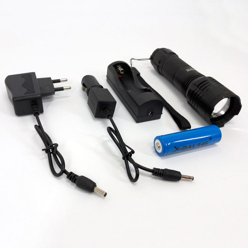 Усиленный ручной фонарик Bailong BL-8900-P50, Ручной фонарь с двумя режимами работы UG-81 Львов - изображение 11