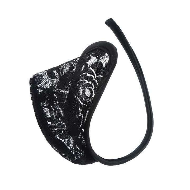 Мужские с-стринги без лямок - Черный - M/XL – Эротическое бельё Винница - изображение 1