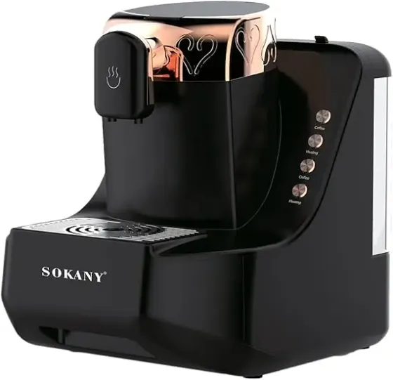 Турецкая кофеварка Sokany SK-04010 700 Вт с антипригарным покрытием и защитой от перегрева Коломия