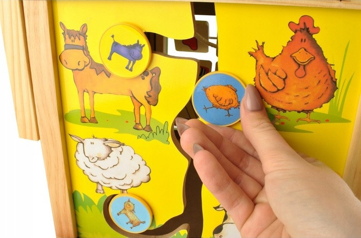 Детская Игрушка-толкатель многофункциональная с развивающим кубиком из дерева Kruzzel (22606) Нововолынск - изображение 9