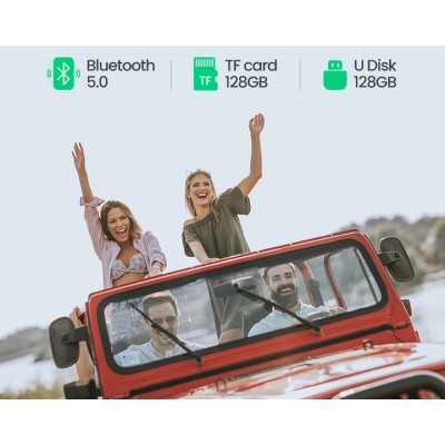 FM модулятор Ugreen CD229 Bluetooth Car Charger (5.0+PD+QC3.0+USB Flash Drive+TF (CD229) Винница - изображение 4