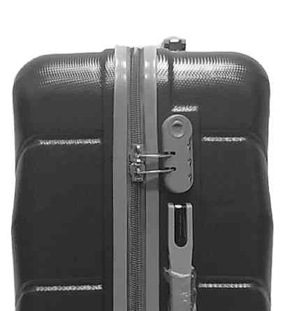 Валіза пластикова MILANO BAG 147 середня 65 см графіт Київ
