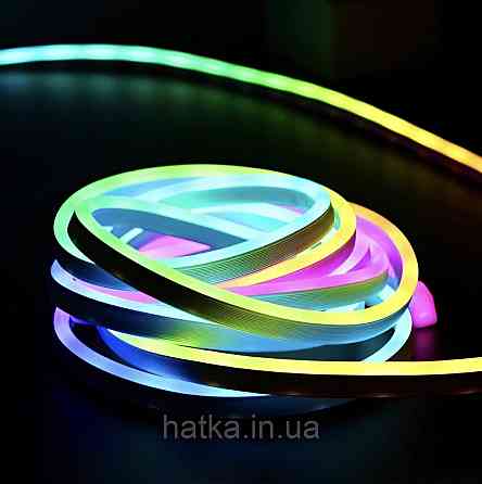 Розумна гнучка LED Neon RGB стрічка 5 метрів Київ