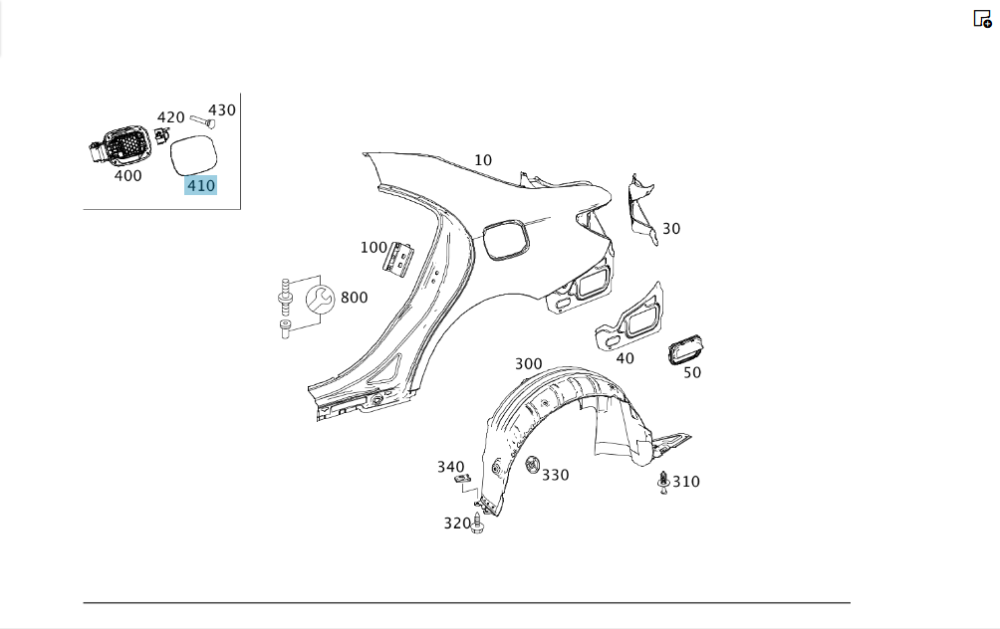 Mercedes-Benz  A1177570006 Кришка лючка бензобака CLA Shooting Brake X117 CLA C117 Одеса - фото 2