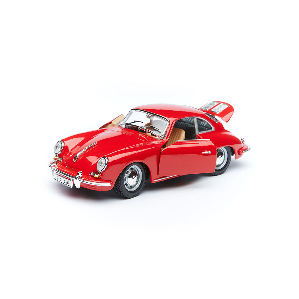Автомодель - Porsche 356B (1961) (асорті слонова кістка, червоний, 1:24) Днепр - изображение 4