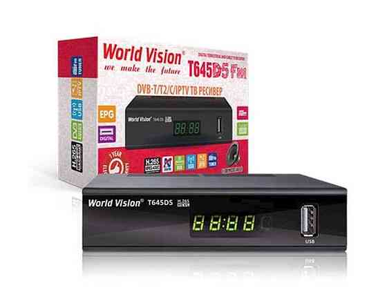 Т2 ресивер T645D5 FM ТМ WORLD VISION Київ