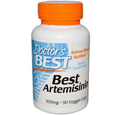 Трави Doctor&apos;s Best Артемізинін, Artemisinin, 100 мг, 90 гелевих капсул (DRB-00170) Вінниця