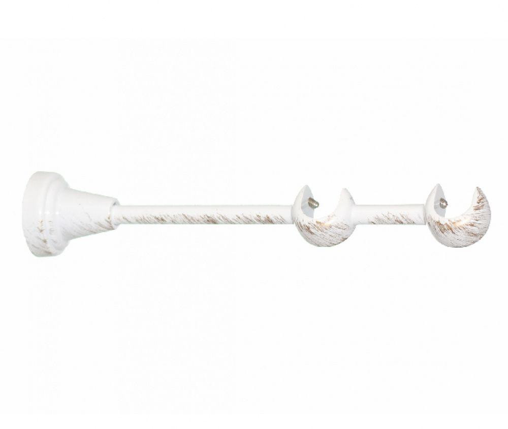 Тримач Orvit ВІДКРИТИЙ дворядний до стіни 16\16 мм БІЛЕ ЗОЛОТО Львів - фото 1