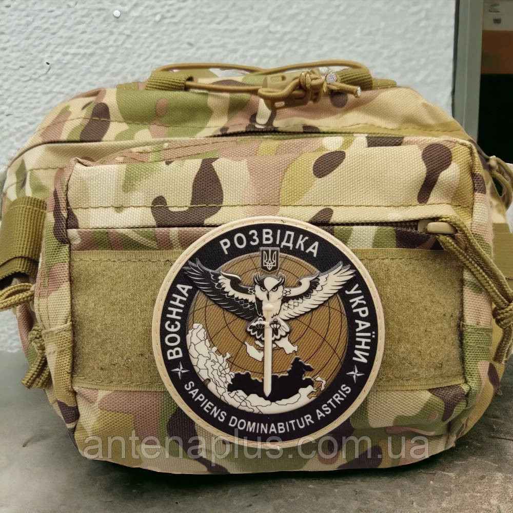 Военная разведка Украины ВРУ койот объемный шеврон / патч Киев - изображение 3